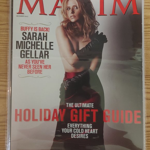 Sarah Michelle Gellar MAXIM Dual Cover magazine - Picture 8 of 8